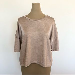 {Zara} Metallic Tee